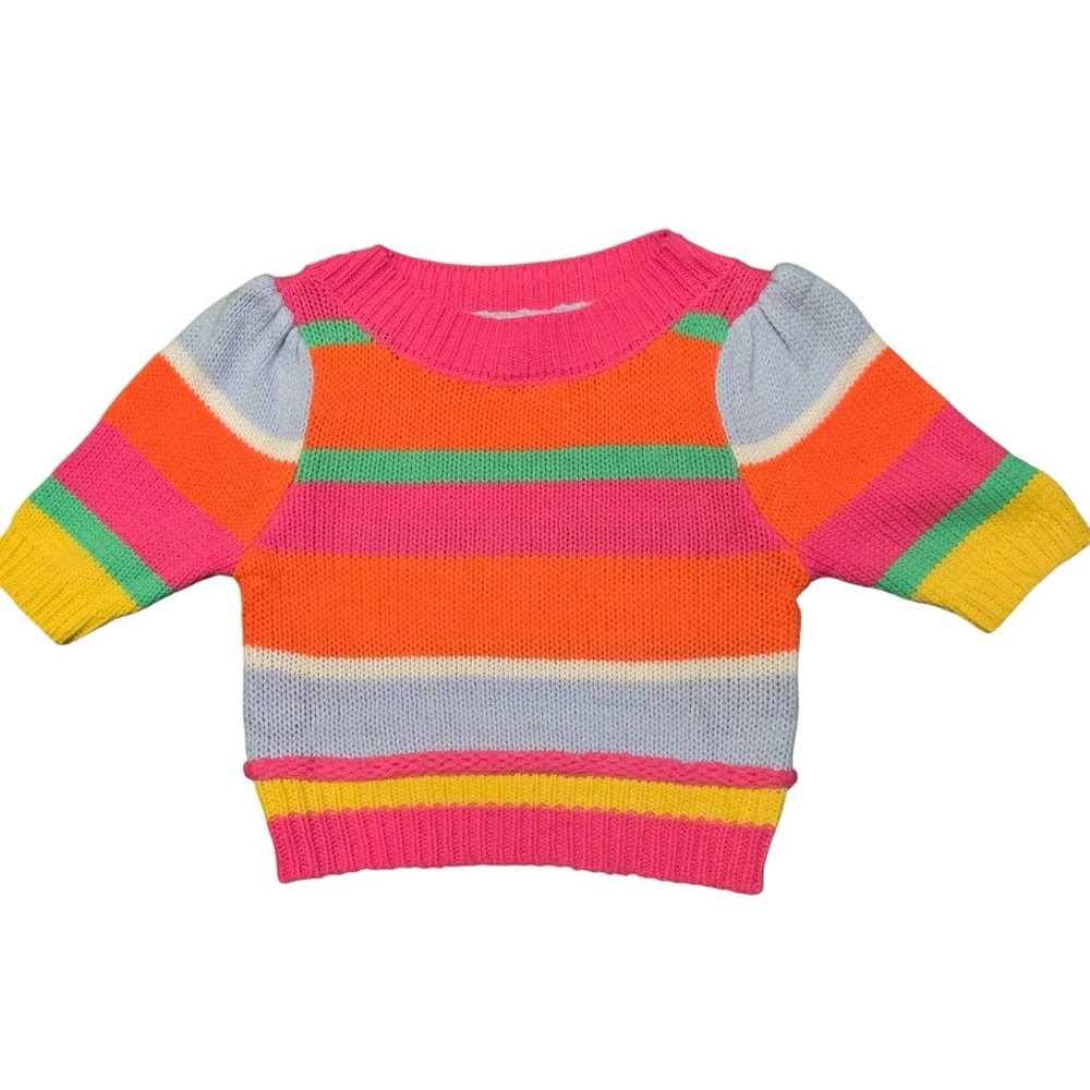Colorful Striped Sweatshirt